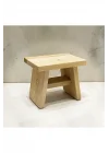 Sedir Ahşap Banyo Taburesi Oturak (L)
