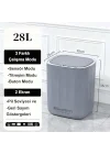 Sensörlü 28 Litre Çöp Kovası (Şarj Edilebilir Lityum Pilli) / GT-SC07S