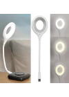 Sesle Kontrol 3 Renk Işık Modlu Akrobat USB LED Kitap Okuma Işığı, USB Gece Işığı Lambası, 20 LED, Sesle Kontrol Masası Işığı, Ses Komutları Açıklamada Mevcuttur