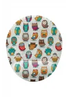 Sevimli Baykuşlar Bilek Destekli Mouse Pad