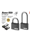 SGS1321 Asma Ki̇li̇t Gri̇ Boyali 25mm
