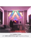 Shapes Üçgen Başlangıç ​​Seti, 9 Adet Akıllı RGBW Üçgen LED Panel – Modüler Wi-Fi İç Mekan Duvar Aydınlatması (16 Milyon Renk), Alexa, Google ve Apple ile Uyumlu