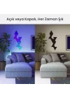 Shapes Ultra Siyah Üçgen Başlangıç ​​Seti, 9 Adet Akıllı RGBW Üçgen LED Panel – Modüler Wi-Fi Duvar Aydınlatması (16 Milyon Renk), Alexa, Google ve Apple ile Uyumlu
