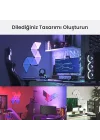 Shapes Ultra Siyah Üçgen Başlangıç ​​Seti, 9 Adet Akıllı RGBW Üçgen LED Panel – Modüler Wi-Fi Duvar Aydınlatması (16 Milyon Renk), Alexa, Google ve Apple ile Uyumlu
