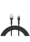 Shira Serisi Micro Usb Kablo 3 Metre Siyah