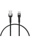Shira Serisi Type-c Usb Kablo 30 cm Siyah