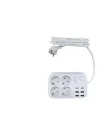 Showmax Serisi SH-2946 Termal Akım Korumalı Priz 2 MT (4 Priz + 4 Usb + 2 Type-c)