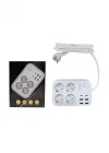 Showmax Serisi SH-2946 Termal Akım Korumalı Priz 2 MT (4 Priz + 4 Usb + 2 Type-c)