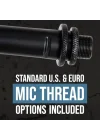 Shure by Tek Bölümlü Bomlu Kompakt, Düşük Profilli Mikrofon Standı; (SH-DESKTOP2)