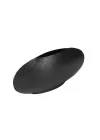 Sia Siyah Oval Vazo 25cm