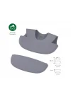 Silicone Baby Bib - Silikon Mama Önlüğü, Gri