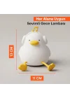 Silikon Gece Lambası, LED Yumuşak Sevimli Ördek Lamba, Çocuklar için Kısılabilir Gece Lambası, Şarj Edilebilir Bebek Yatak Odası Lambası, Emzirme ve Kreş Dekoru için