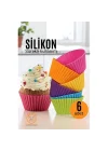 Mey İthalat® Silikon Muffin Kalıbı - Sürekli Kullanım Muffin Kek Kalıbı 6 ADET 721702