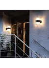 Silindir Led Aplik 12 Watt Gün Işığı 3200k İç Mekan Ve Dış Mekan Cata Bora Led Aplik Ip54