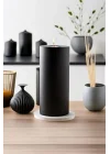 Silindir Mum 10 X 30 Cm Dev Büyük Kütük Mum Siyah Siyah