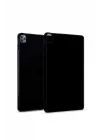 Siyah 2020 (4.Nesil) - Tablet Süper Silikon Kapak-Siyah iPad Pro 12.9 Pro ile uyumlu
