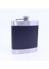 Siyah - Krom Cep Matarası-Flask 7 OZ