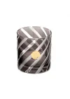 Siyah Spiral Kesme Cam Mumluk