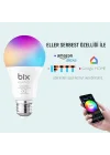 SL-02 Aura Çok Renkli 11W RGB WiFi-Bluetooth Uzaktan Kontrollü Akıllı Ampul