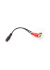 SL-358 15cm 3.5 F to 2 RCA F Stereo Kablosu