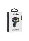 SL-BT306 Çift USB 5V 3.1A Rainbow Işıklı Led Ekran TF Kartlı V5.0 Bluetooth Fm Transmitter