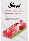 Sleepy 250 Adet Gül Kokulu Islak Havlu, Amber Oda Kokusu Hediyeli
