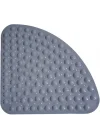 Slikon Yumuşak Taban Pearlette Banyo Paspası 53,5x53,5 cm Kaymaz