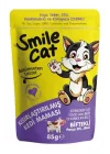Smile Cat Pouch 85 gr Kısır Kedi Biftekli