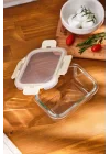 Soft 370 ml Borosilikat Saklama Kabı