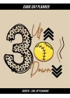 Softball Coach Game Planner - The Game Day Companion Notebook: 75 Pages | 8.5 x 11in.