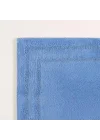 Solıd Çift Taraflı Pamuk%100 Pamuk Banyo Paspası 60x90 Cm Mavi