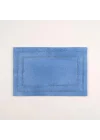 Solıd Çift Taraflı Pamuk%100 Pamuk Banyo Paspası 60x90 Cm Mavi
