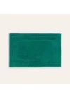 Solıd Çift Taraflı Pamuk%100 Pamuk Banyo Paspası 70x120 Cm Koyu Yeşil