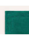 Solıd Çift Taraflı Pamuk%100 Pamuk Banyo Paspası 70x120 Cm Koyu Yeşil