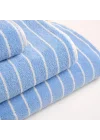 Solıd Mavi Banyo Havlusu 90x150 Cm