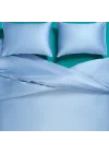 Solıd Mavi Tek Kişilik Pamuk Nevresim Seti