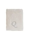 Solid Nakışlı Yüz Havlusu 50x90 cm Ekru