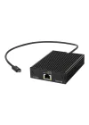 Solo 10 G Thunderbolt 3 Ethernet Adaptörü 10 Gbase, Siyah