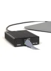 Solo 10 G Thunderbolt 3 Ethernet Adaptörü 10 Gbase, Siyah