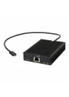 Solo 10 G Thunderbolt 3 Ethernet Adaptörü 10 Gbase, Siyah