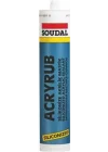 Mey İthalat® Soudal Acryrub Silikonize Mastik 310 ml Antrasit