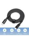 Special 100W Type C to Type C 2 metre Örgülü Hızlı Şarj Kablosu YCT-02