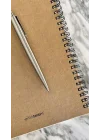 Spiralli Notebook, Kraft Kapaklı, A5 Boyutunda (15x21 cm), 100 Yaprak (Çizgisiz)