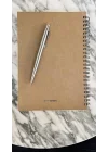Spiralli Notebook, Kraft Kapaklı, A5 Boyutunda (15x21 cm), 100 Yaprak (Çizgisiz)