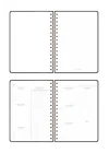 Spiralli Süresiz Planlayıcı Ajanda Kahverengi Zebra- 15x21
