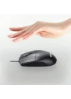 SPK7247 USB Kablolu Optik Mouse - 1.8 Metre Ekstra Uzun Kablo, 1200 DPI Hassasiyet, Ergonomik Ofis ve Ev Tasarımı, Tak-Çalıştır, Siyah