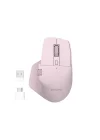 SPK7858 Bluetooth Kablosuz Çift Modlu 4000DPI 7 Tuşlu Optik Mouse Pembe
