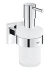 Start Cube QuickFix Sıvı Sabunluk | Duş/Banyo Aksesuarları | Krom | 41098000