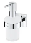 Start Cube QuickFix Sıvı Sabunluk | Duş/Banyo Aksesuarları | Krom | 41098000