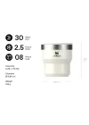 Stay-Hot Termos Bardak 0.29 Litre - Krem | Paslanmaz Çelik